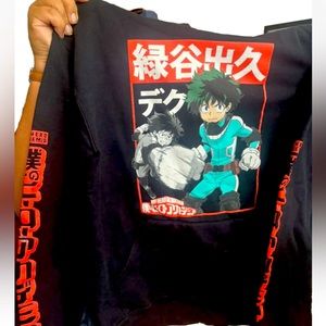 My hero academia hoodie men’s small
